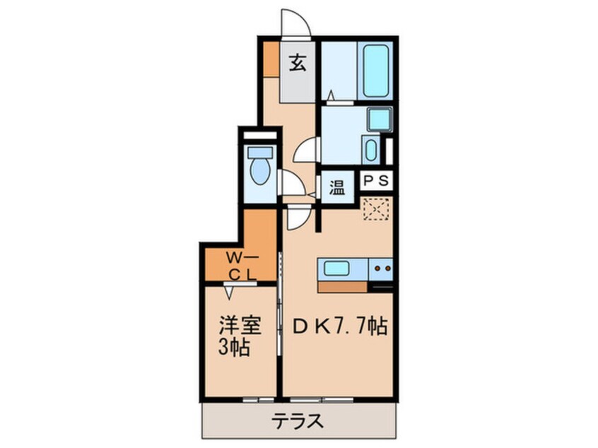 間取図 レジデンス芽