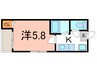 Ｌｏｆｔ２本陣 1Kの間取り