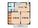 サンハウスＡの間取図