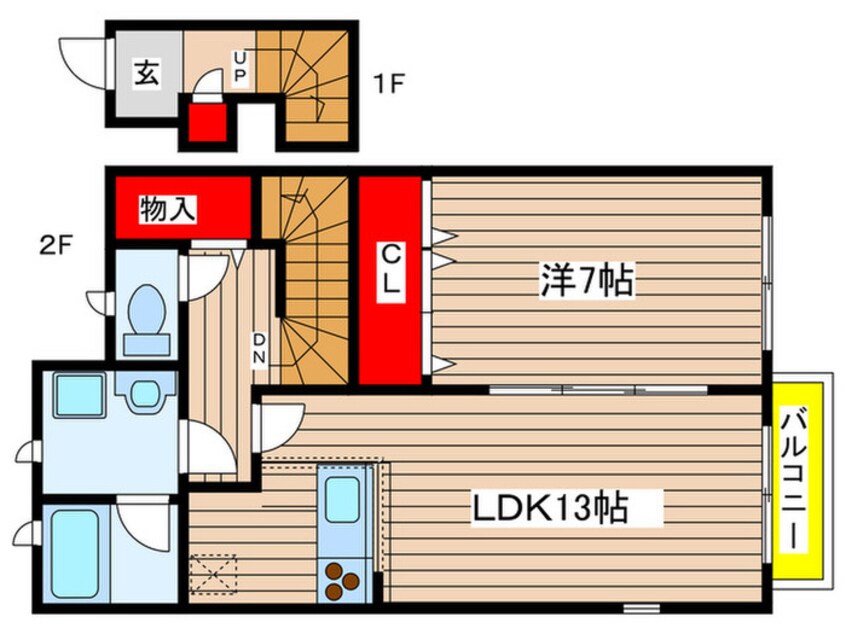 間取図 アスピリア一本松