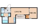 ＲＯＢＯＴＨＯＵＳＥ守山Ｂ棟の間取図