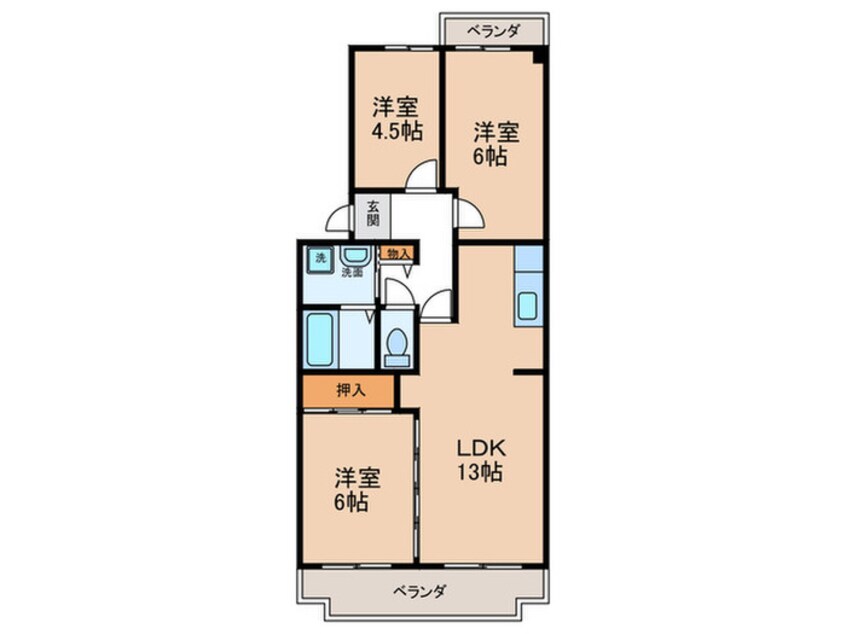 間取図 グレースロータス