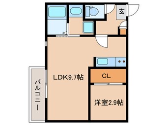 間取図 Ｇｒａｎｄｔｉｃ　小幡
