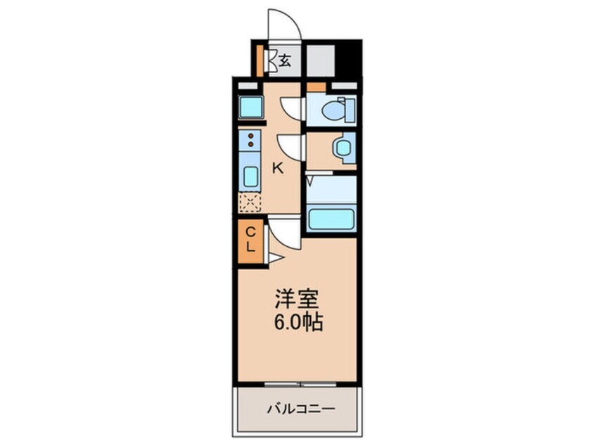 間取図 ﾃﾞｨｱﾚｲｼｬｽ矢場町(1102)