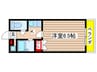 グレ－ス平針 1Kの間取り