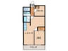Ｋｓｑｕａｒｅサウス 2LDKの間取り