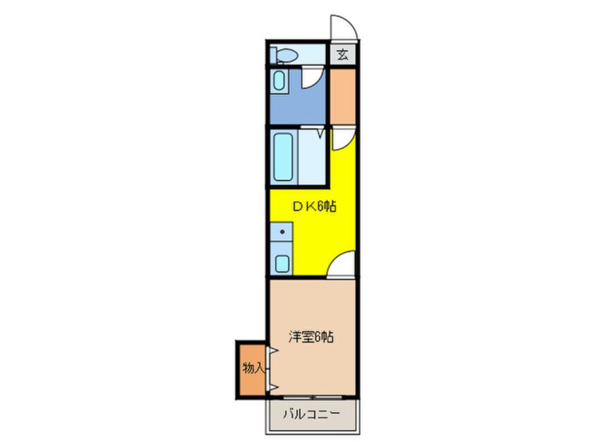 間取図 Ｋｓｑｕａｒｅサウス