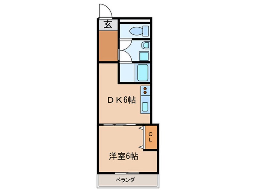 間取図 Ｋｓｑｕａｒｅサウス