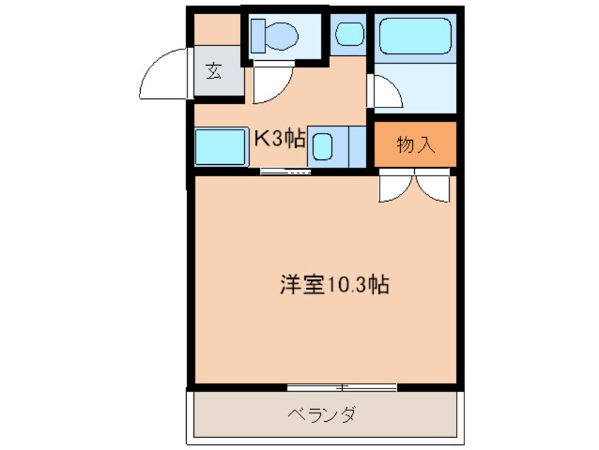 間取図 ラフォーレ児玉