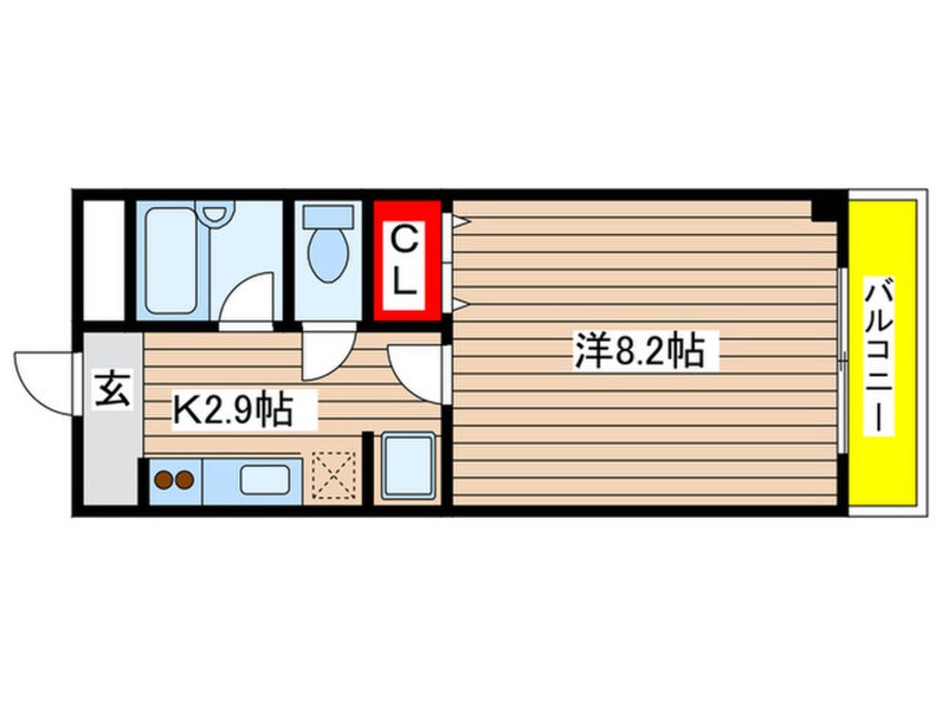 間取図 サンセ－ル塩釜