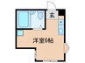 クリエイティブハウス 1Rの間取り