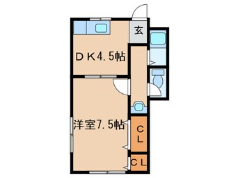 間取図 サンホ－ム五条