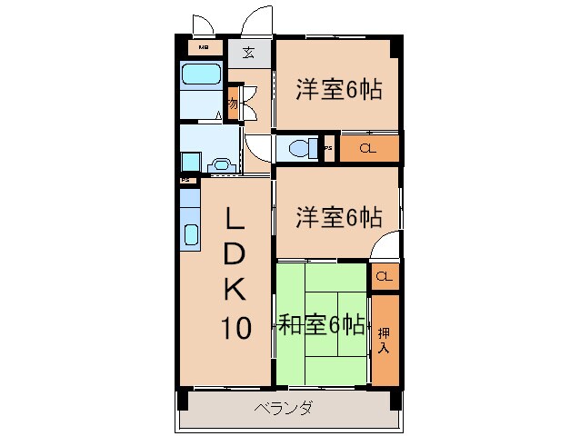間取り図 ６清邦ビル