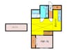 ヴィラヨサミ 1LDKの間取り