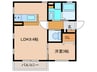 Cedre桜木町 1LDKの間取り