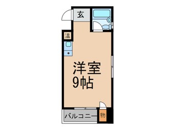 間取図 ｻﾝｱｯﾌﾟﾛｲﾔﾙｶﾞ-ﾃﾞﾝ広小路