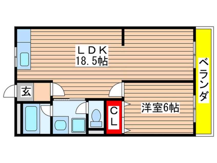 間取図 森山ハイツ