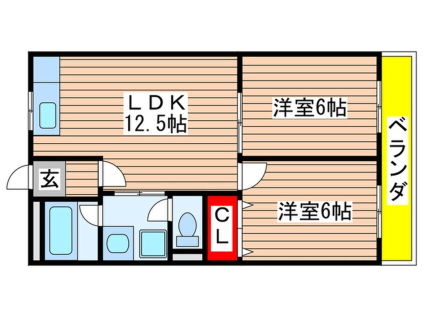 間取図 森山ハイツ