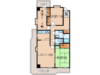 間取図 エクセレンス志賀本通