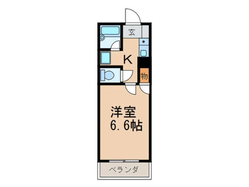 間取図 アメニティ－　沖田