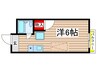 ルマン八事 1Rの間取り