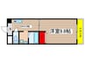 パレスサイド泉 1DKの間取り
