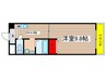 パレスサイド泉 1DKの間取り