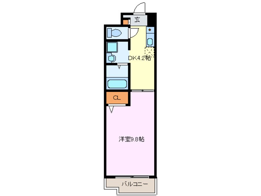 間取図 パレスサイド泉