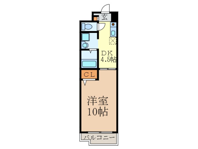 間取図 パレスサイド泉