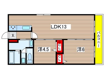 間取図 緑ヶ岡マンション