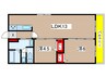 緑ヶ岡マンション 2LDKの間取り