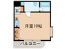パレ丸善 1Rの間取り