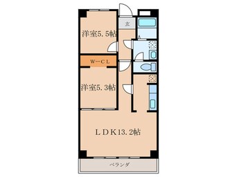 間取図 里水マンション　Ｂ棟