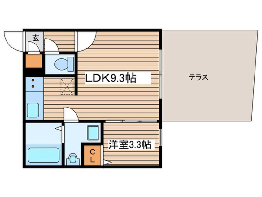 間取図 ｑｕａｄｏｒ新瑞橋