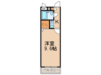 間取図 ﾗｲｵﾝｽﾞﾏﾝｼｮﾝ名大ｳｴｽﾄ(408)