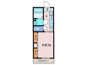 間取図 ＦＥＲＩＯ若松