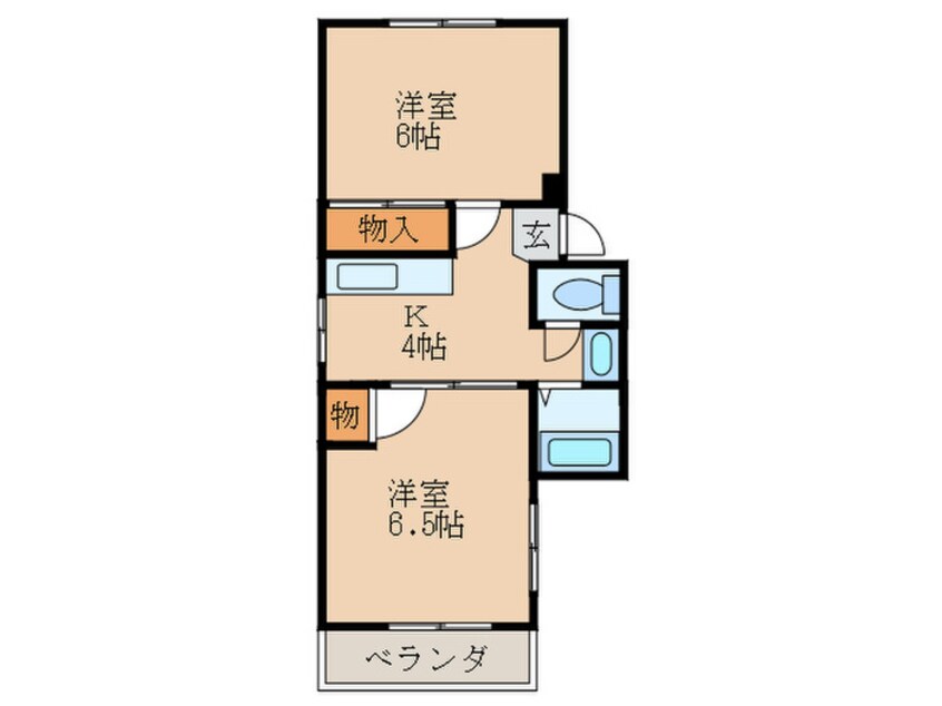 間取図 アカネマンション加納