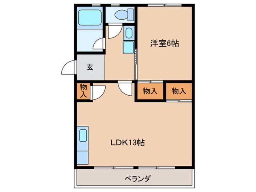 間取図 柏原ハイツ
