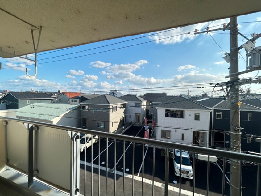 室内からの展望 柏原ハイツ