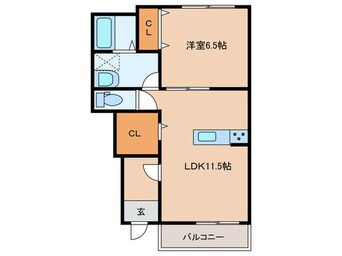 間取図 MC Village C棟