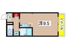 メゾンエステ－ル 1Rの間取り