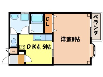 間取図 カサデナカノ