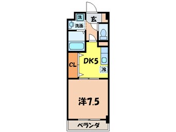 間取図 ポポラ－レ白鳥
