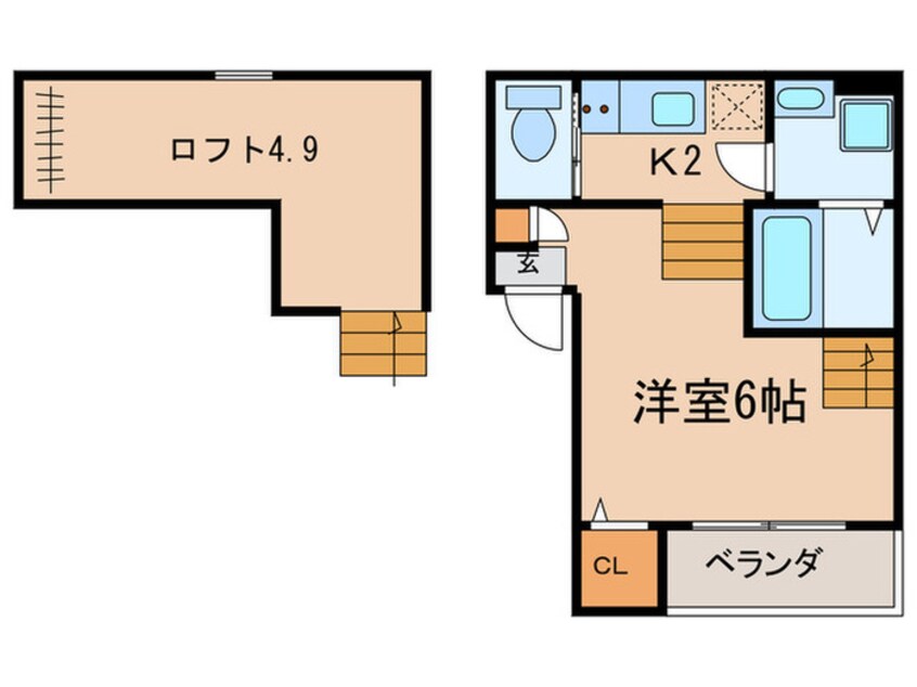 間取図 ア－クラヴィ－タ