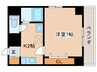 IZUMI　Ⅲ 1Kの間取り