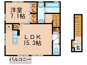 間取図 パレ大針