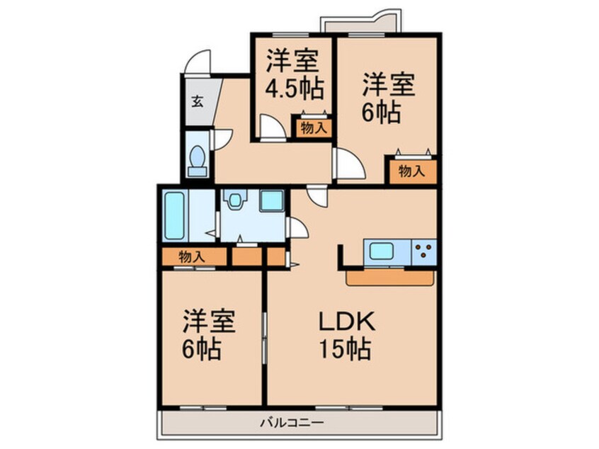 間取図 メトロ藤が丘