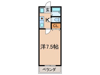 間取図 オークヴィラ一番館