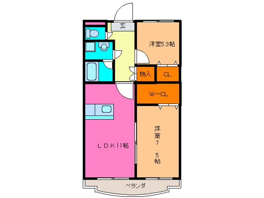 間取図 ｃａｎｔａｂｉｌｅ