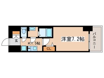 間取図 プレサンス新栄リベラ